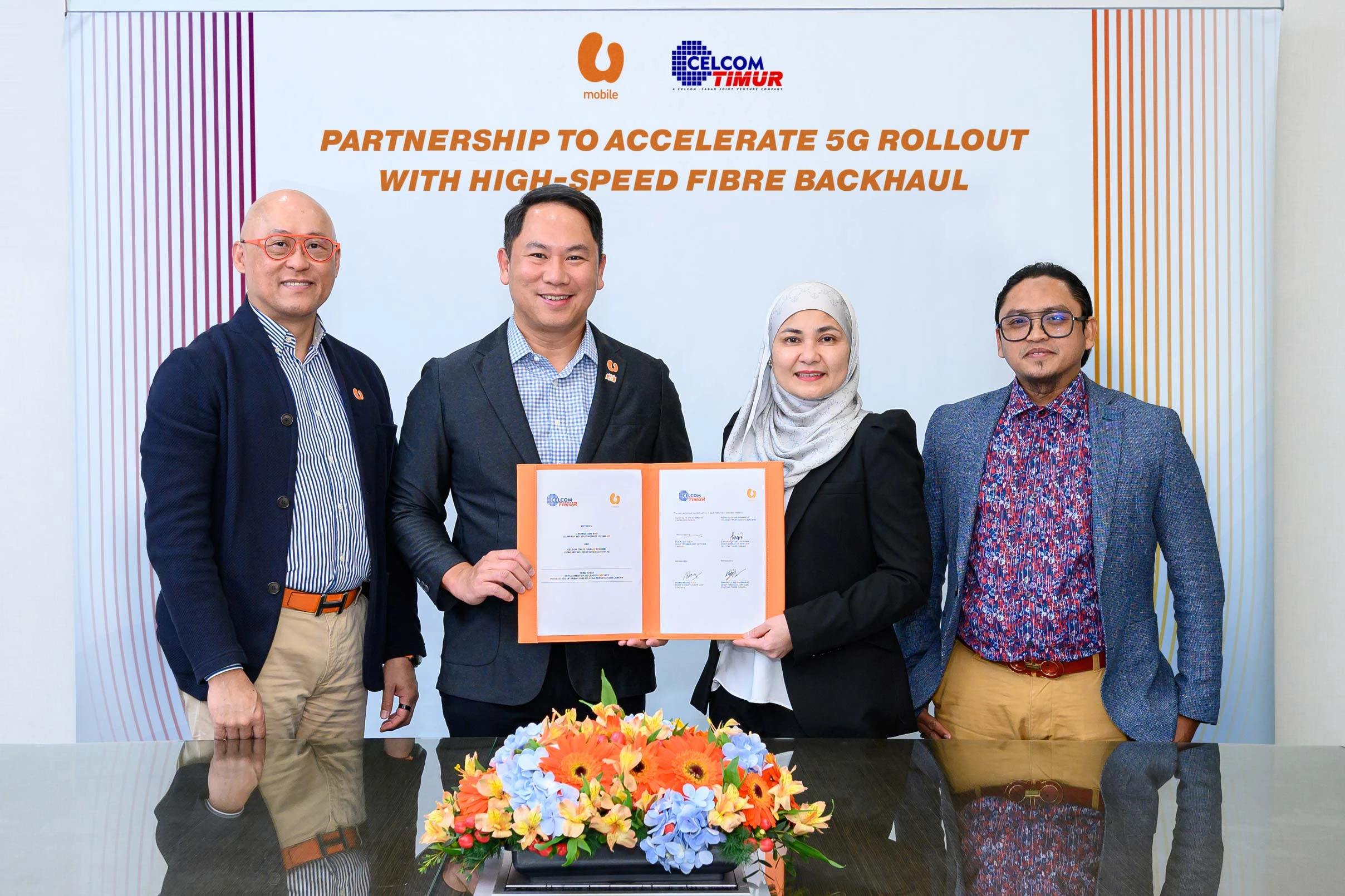 U Mobile Appoints Celcom Timur Sabah as Fibre Leasing Partner for 5G Network Rollout
